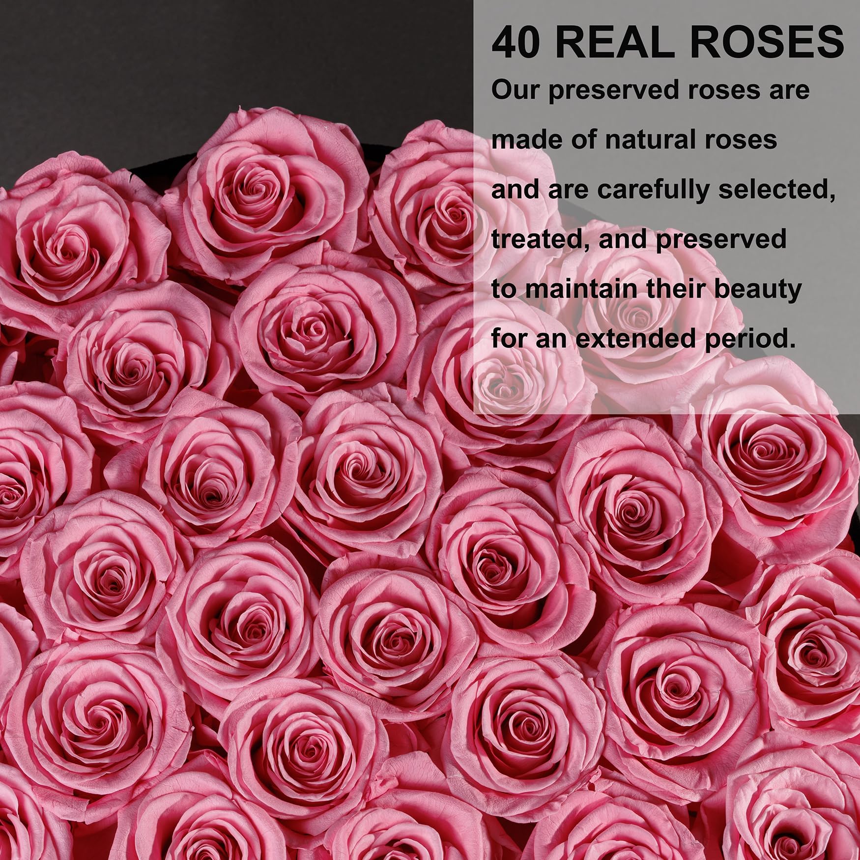 プリザーブドローズ 花束 ピンク お取り寄せ オリジナルフラワー プリザーブドフラワー プロポーズに